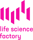 Firmenlogo der life science factory